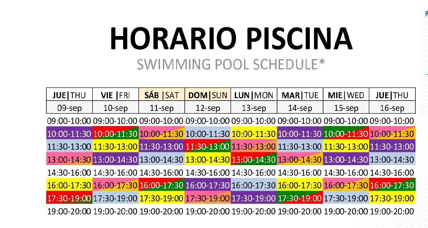 CONTROL D'AFORAMENT A LA PISCINA