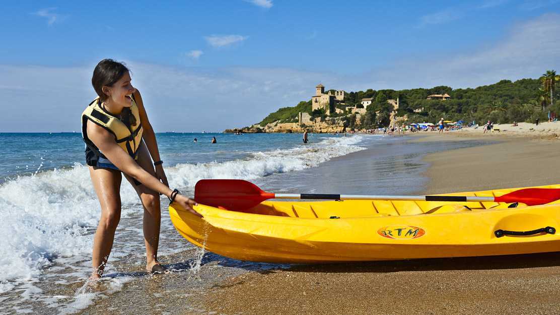 Ruta amb caiac per la costa de Tamarit