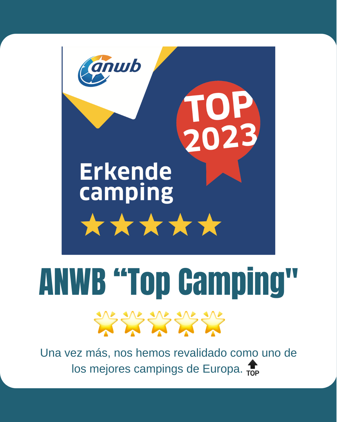 Tamarit Beach Resort fue galardonado por parte de ANWB y ADAC