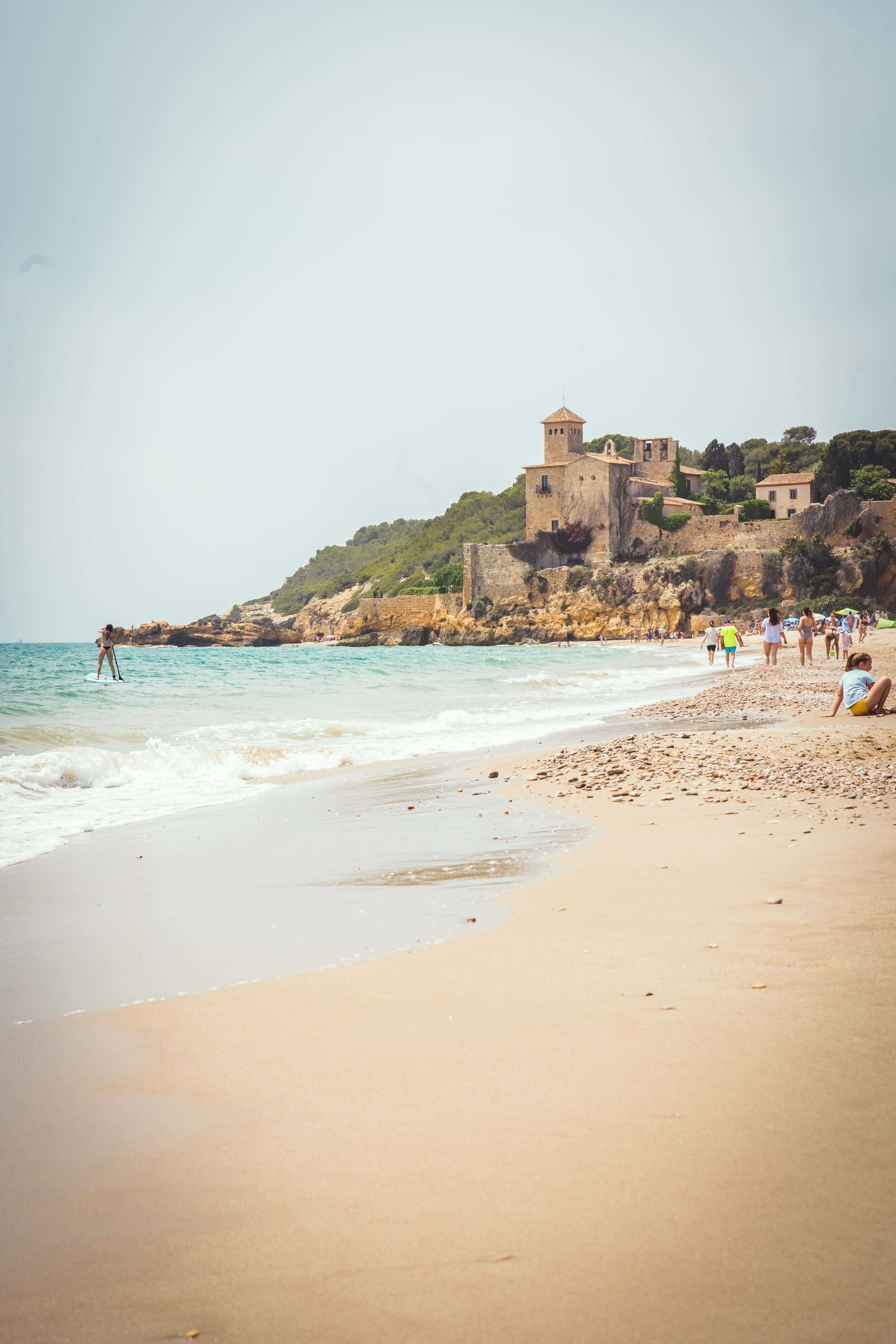 The paradise of plots and bungalows on the beach.