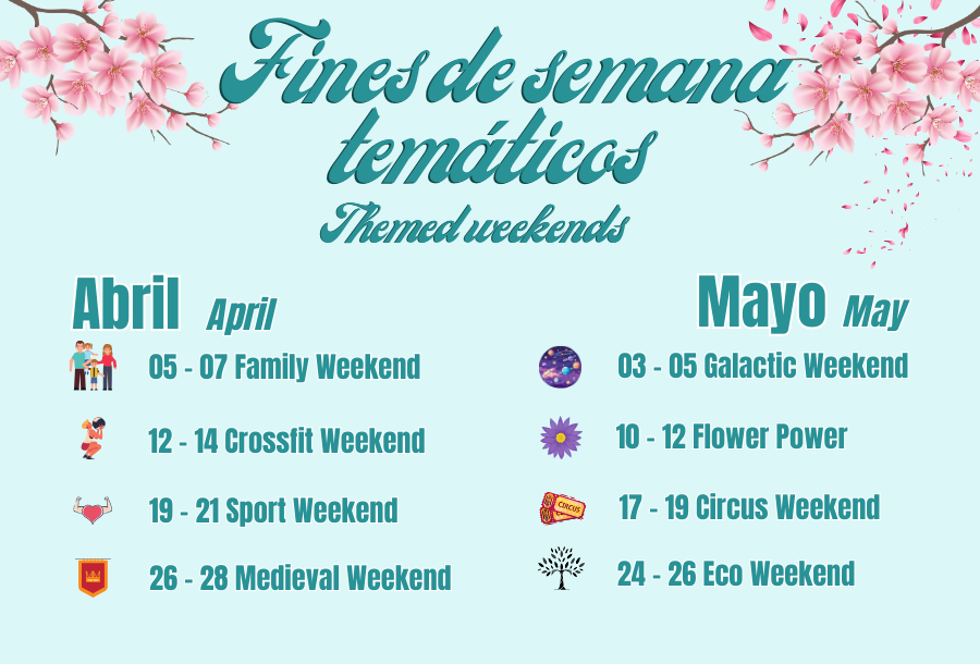 Themed weekends